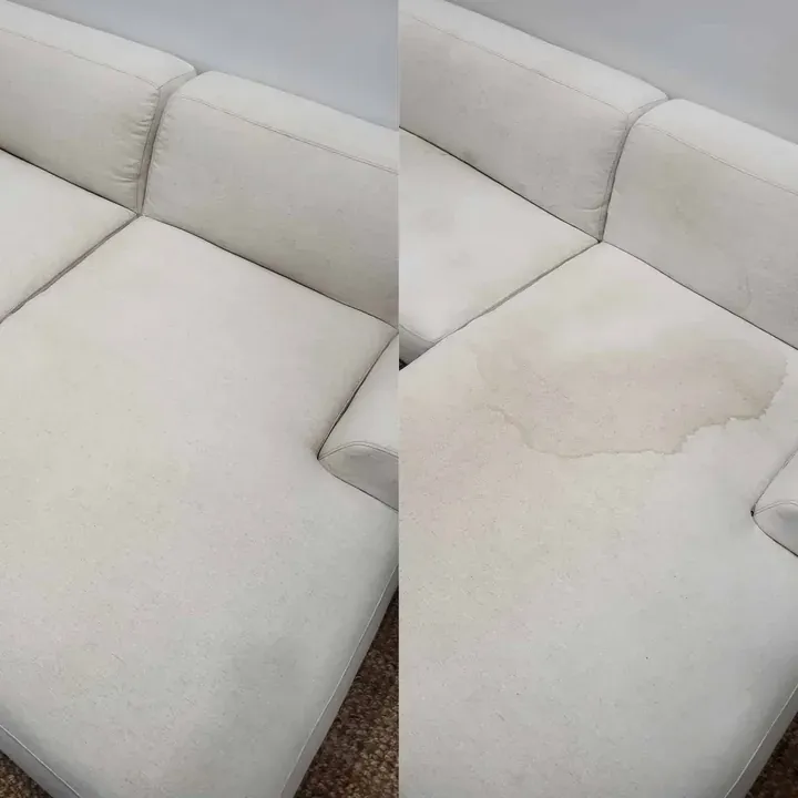 Canapé clair — comparaison des assises photographiées sur place.